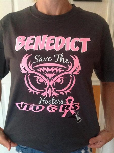 Supporting Breast Cancer Awareness.  
We still have shirts available for sale
